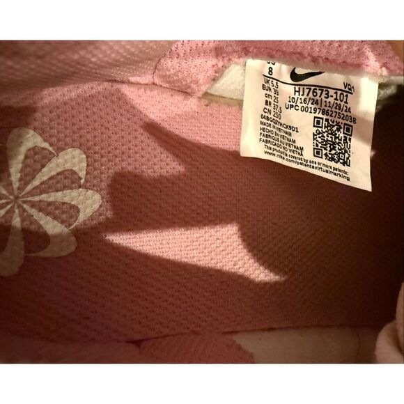 Converse Women's Dunk Low Next Nature Pink Rise Sail Sneakers Shoes Size 8 - Picture 3 of 9